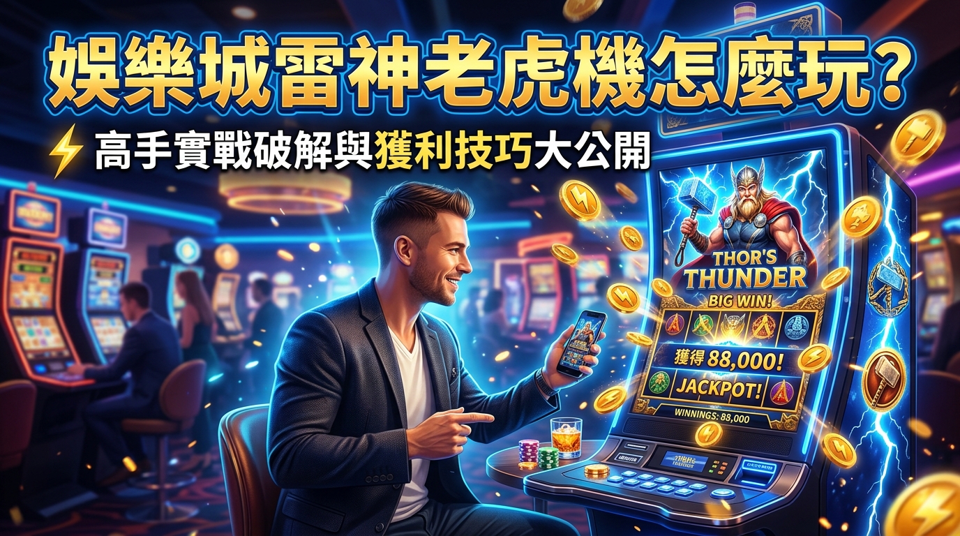 娛樂城雷神老虎機怎麼玩？高手實戰破解與獲利技巧大公開