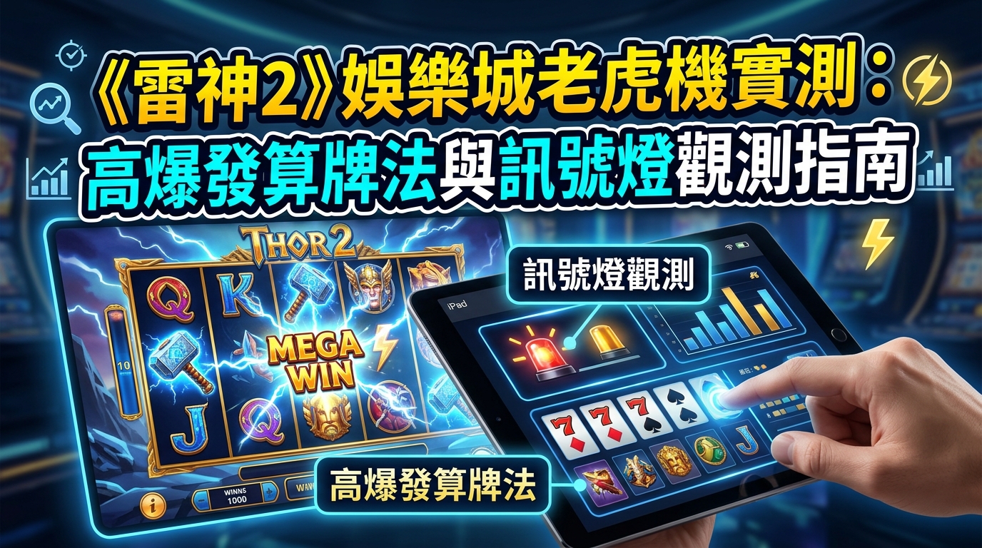 《雷神2》娛樂城老虎機實測：高爆發算牌法與訊號燈觀測指南