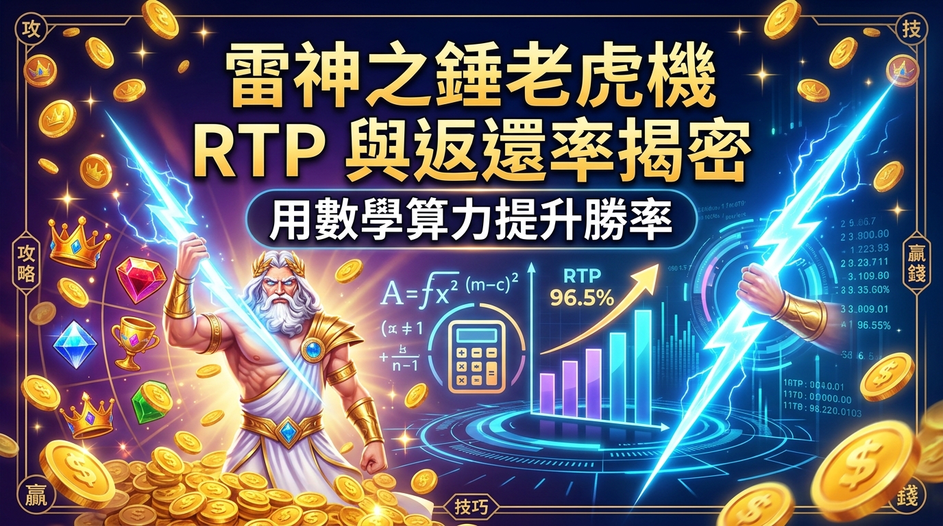 雷神之錘老虎機 RTP 與返還率揭密：用數學算力提升勝率