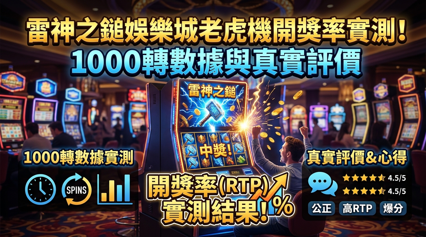 雷神之鎚娛樂城老虎機開獎率實測！1000轉數據與真實評價